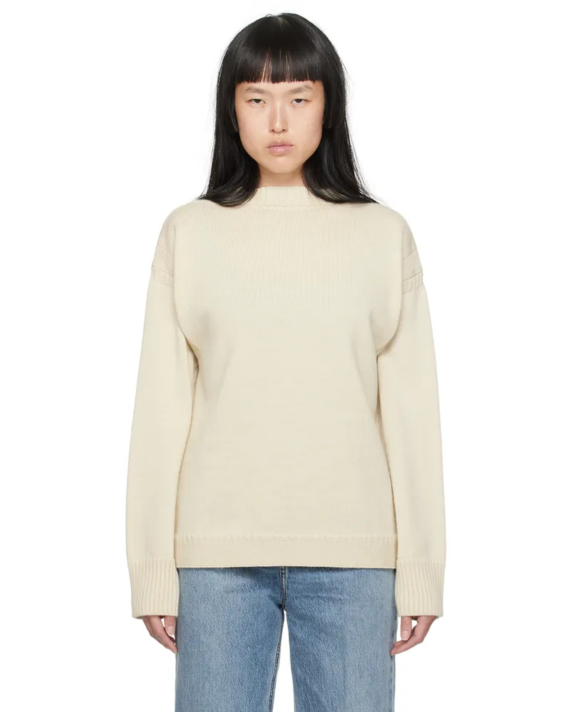 Totême Off-White Vented Sweater 055