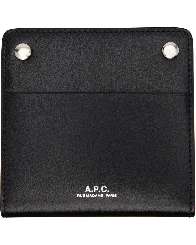 A.P.C. Black André Bifold Wallet Lzz