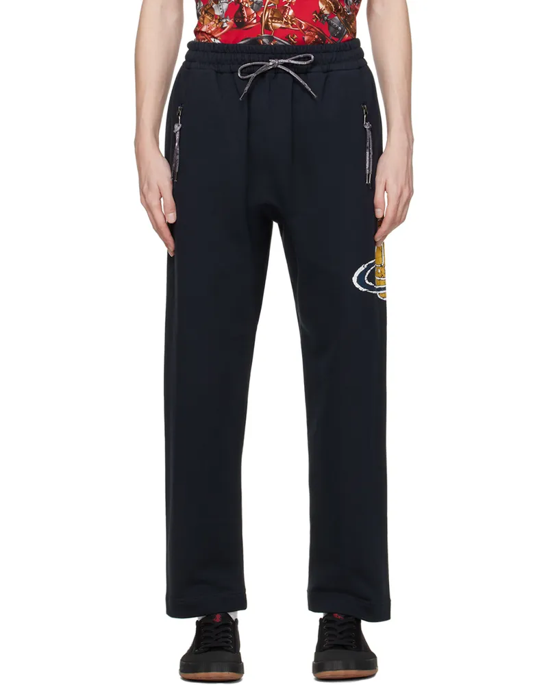 Vivienne Westwood Navy Time Machine Sweatpants Ss24-k410