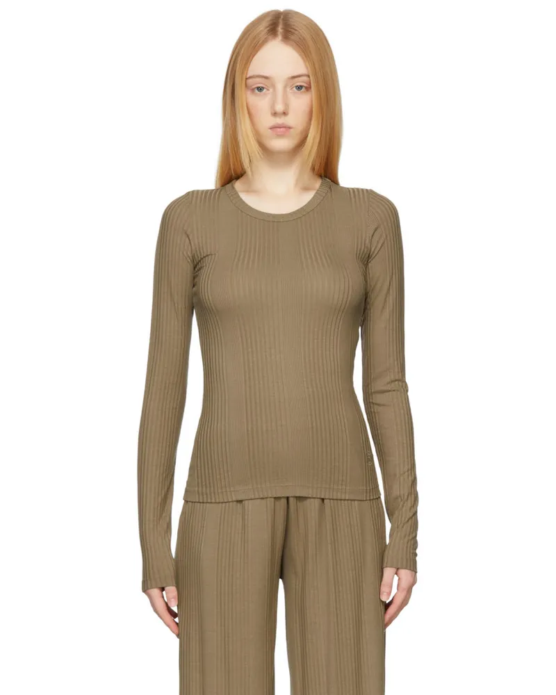 Maison Margiela Khaki Jersey T-Shirt 123