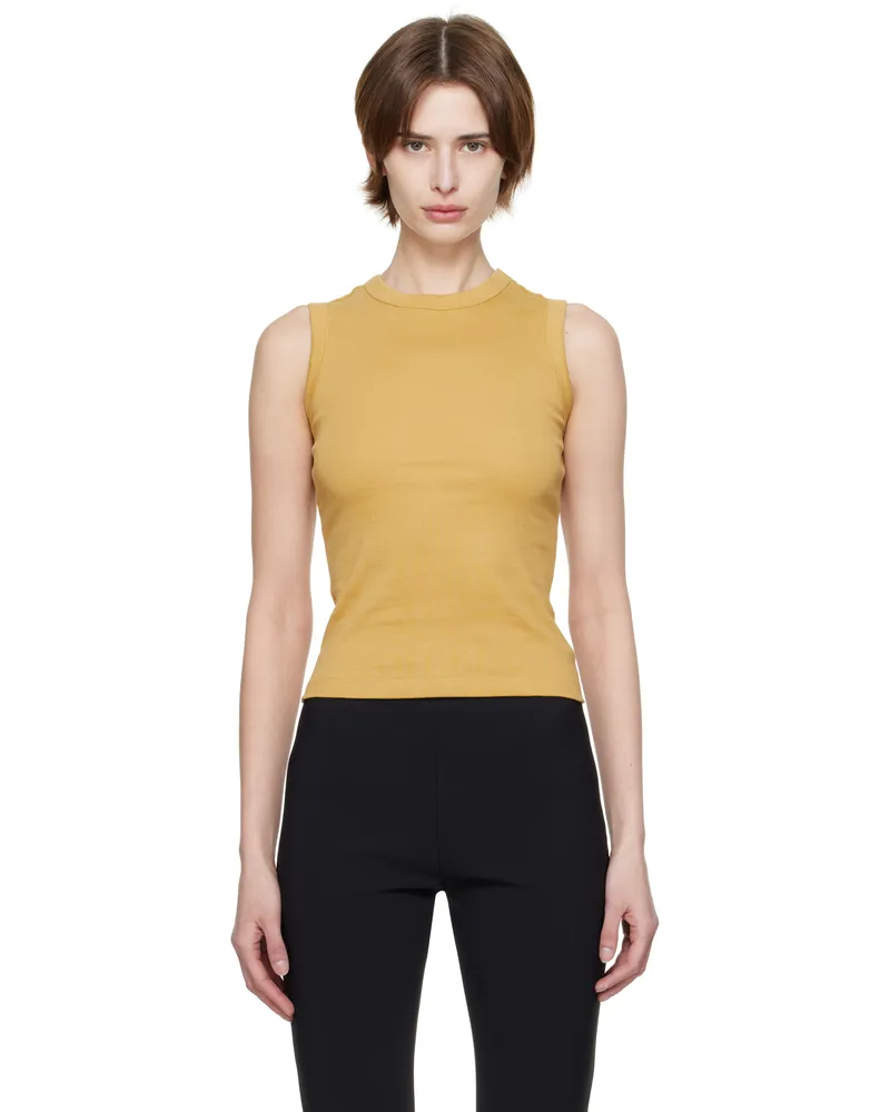 Flore Flore Yellow Esmé Tank Top Tan