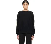 Black Cutout Sweatshirt