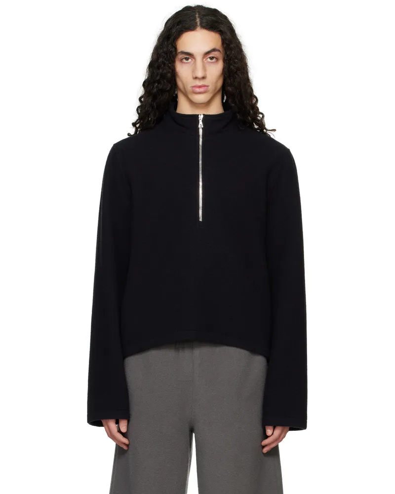 Rier Black Fleece City Sweater Black