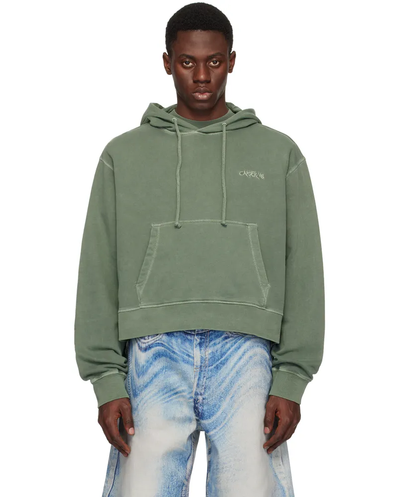 Camper Green Drawstring Hoodie Green
