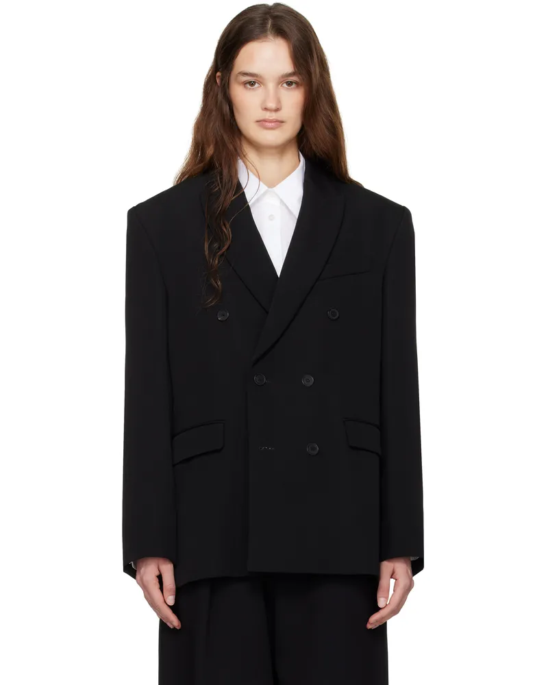WARDROBE.NYC Black Double Breasted Blazer Black