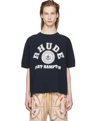 RHUDE Black Hampton Catamaran T-Shirt Vtg