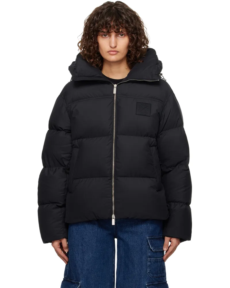 OFF-WHITE Black Patch Arr Down Jacket Black