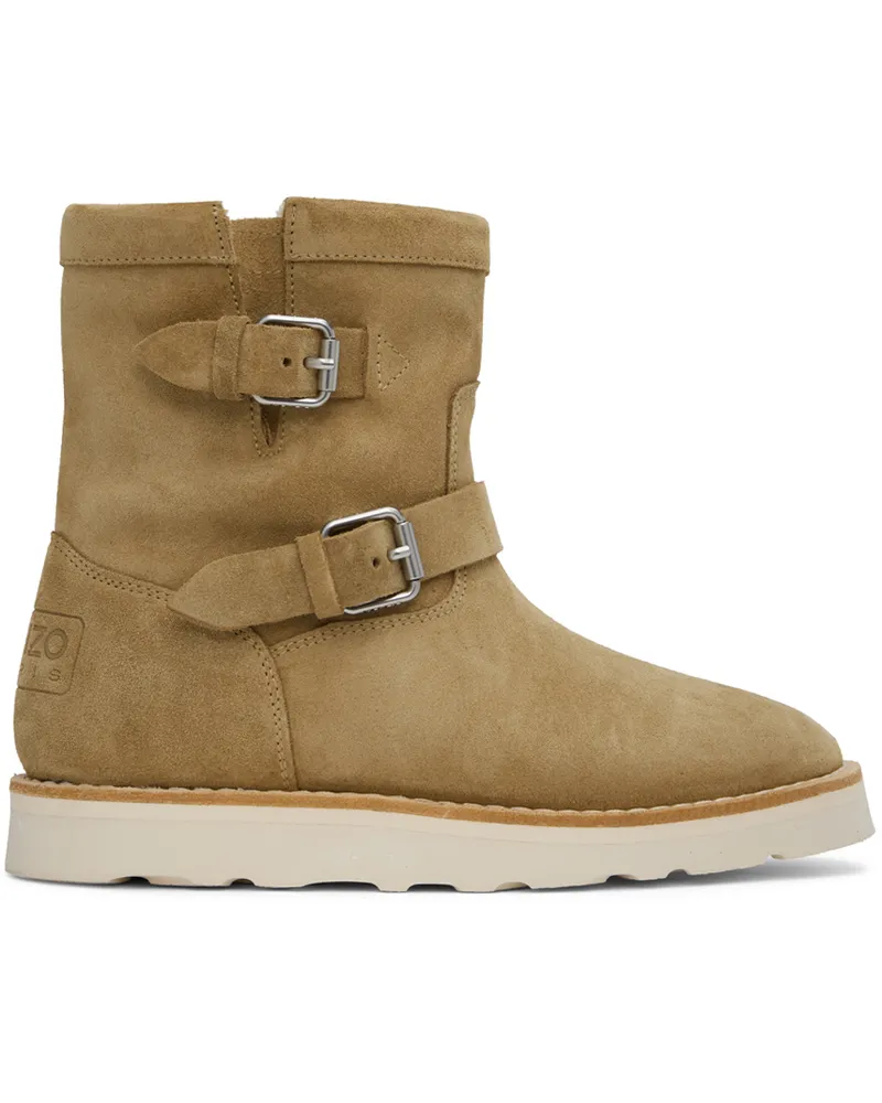 Kenzo Beige Kenzo Paris Kenzocozy Boots 14