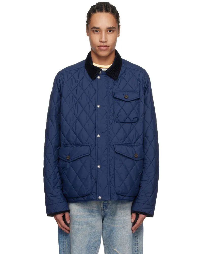 Ralph Lauren Blue 'The Beaton' Quilted Jacket Annapolis