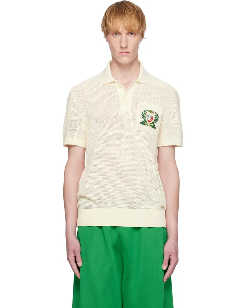 Lacoste Off-White 'Made In France' Polo Xfj