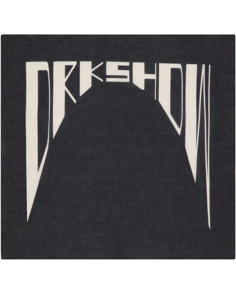 DRKSHDW by Rick Owens Black Hollywood Cotton Bandana 0908