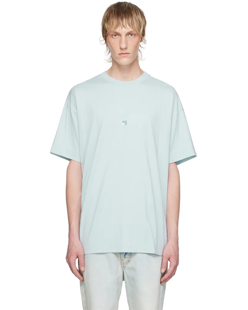 Givenchy Blue 4G T-Shirt 450-sky