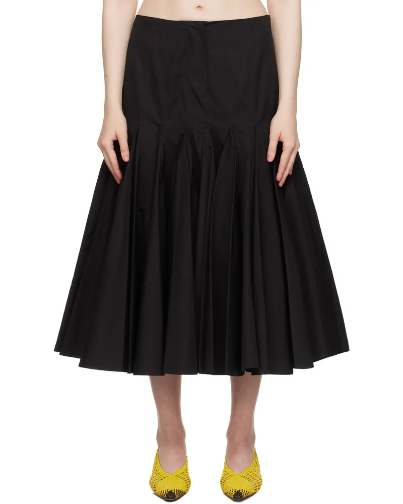 Jacquemus Black La Croisière 'The Agave' Midi Skirt 990