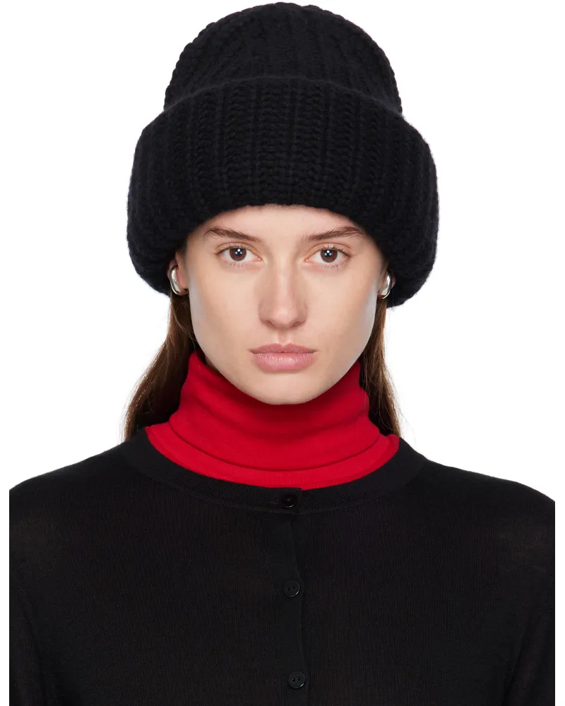Lisa Yang Black 'The Beatris' Beanie Black