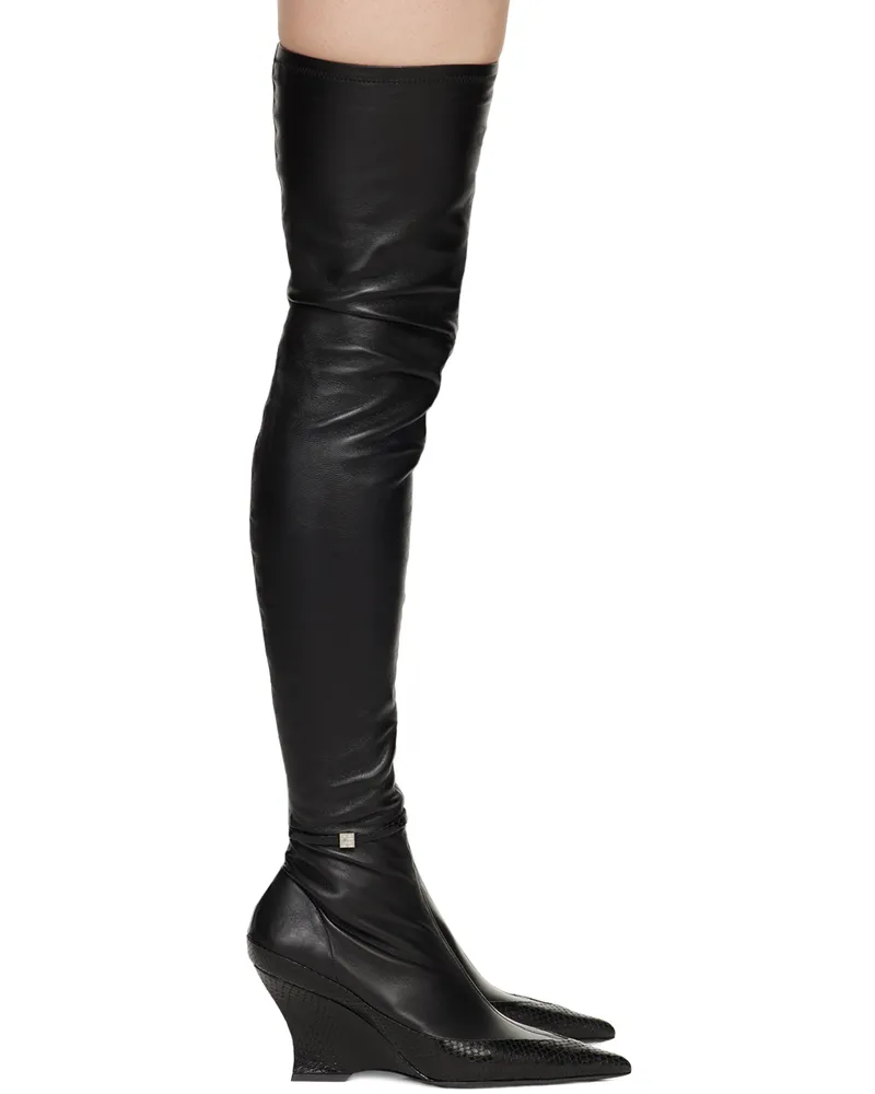 Givenchy Black Raven Boots 001-black