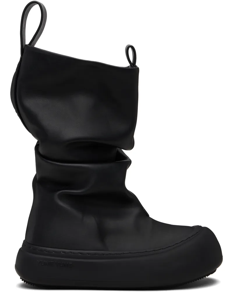 YUME YUME Black Fisherman Low Boots Black