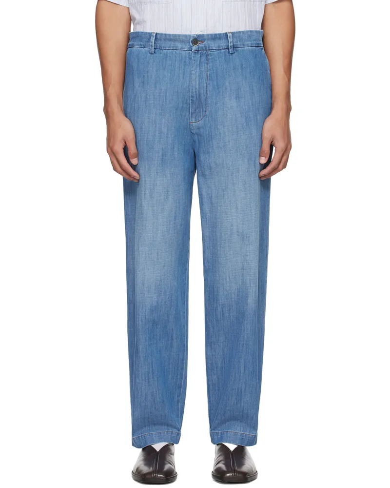 BARENA Blue Faded Jeans Sw