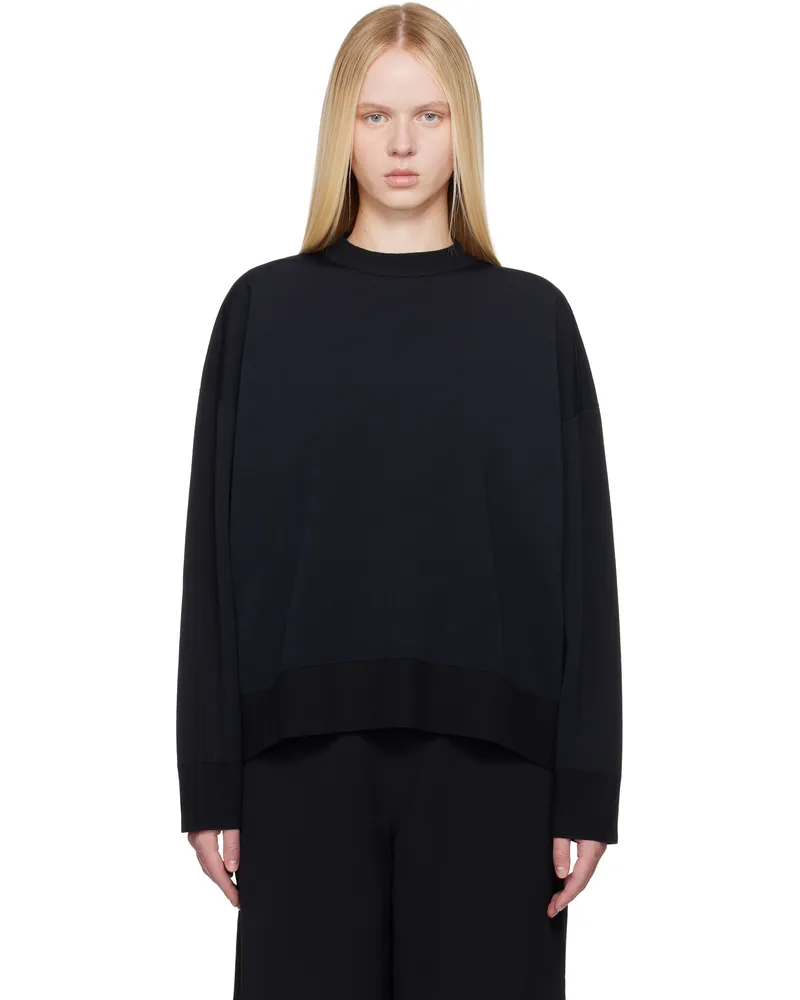 Studio Nicholson Navy Idro Knit Sweater Darkest