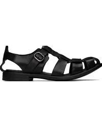 Officine Creative Italia Black Chronicle 145 Sandals Nero