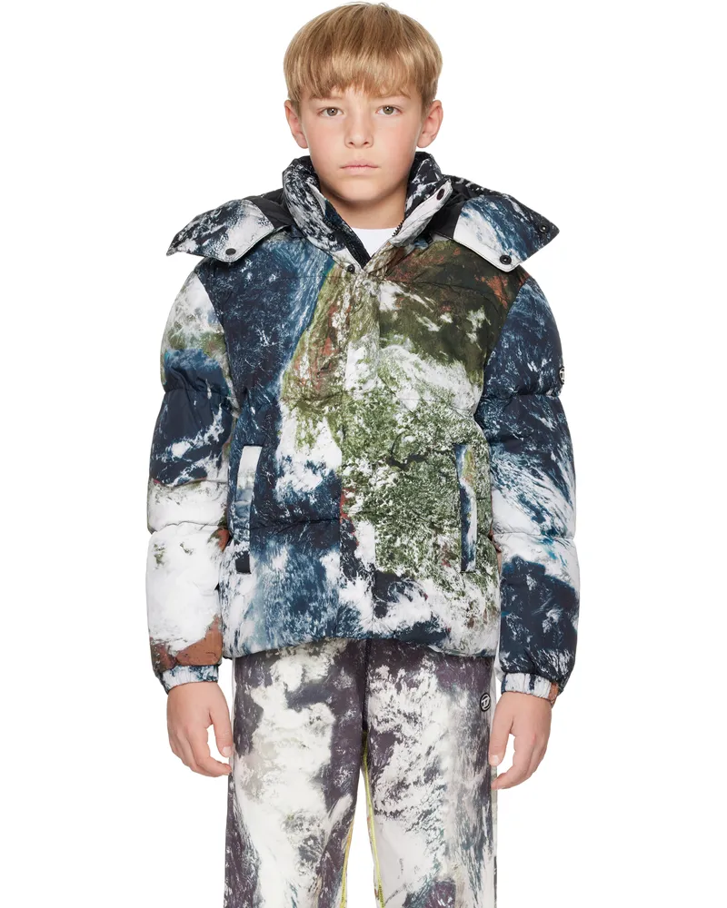 Diesel Kids Multicolor Jwrolfysfdprint Puffer Jacket K90