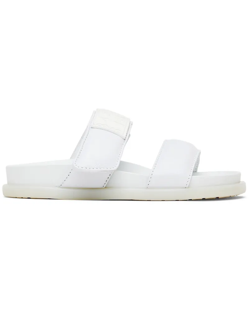 Maison Margiela Kids White Leather Slides 3