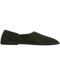 The Row Green Canal Slip-on Loafers Lef