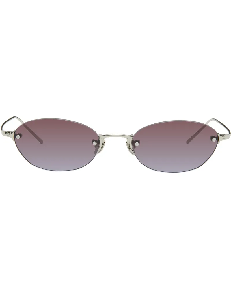 AKILA SSENSE Exclusive Silver & Purple IO Sunglasses Silver