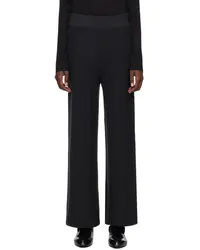 Lauren Manoogian Black Double Knit Lounge Pants Iink