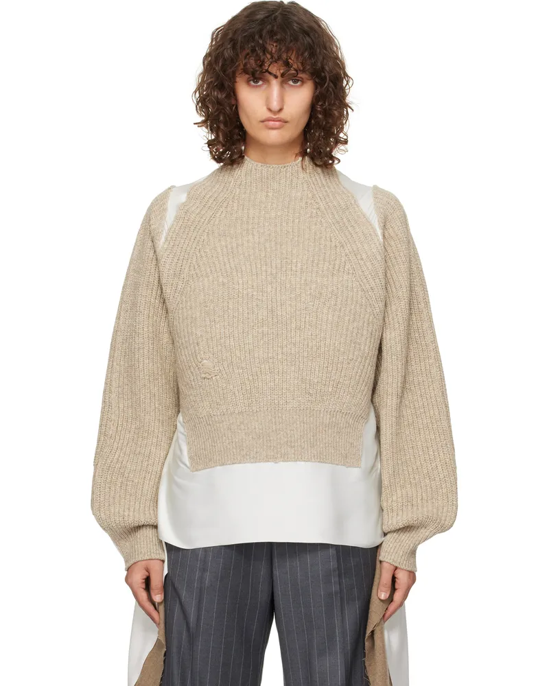 Undercover Beige UC2D1901 Sweater Gray