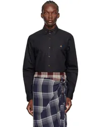 Vivienne Westwood Black 2 Button Krall Shirt Aw22-black