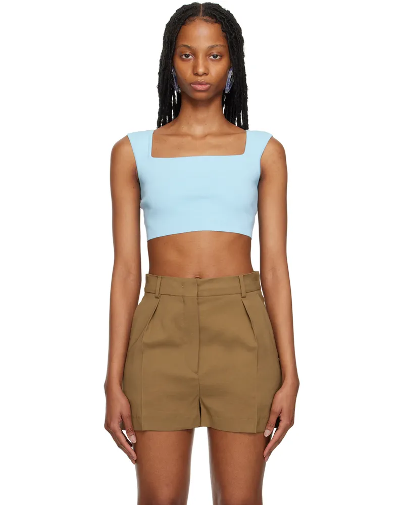 SPORTMAX Blue Fulmine Tank Top 003