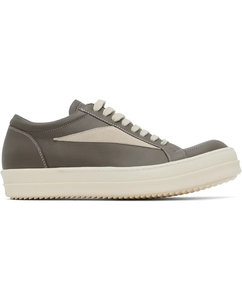 Rick Owens Gray Hollywood Vintage Sneakers 3411