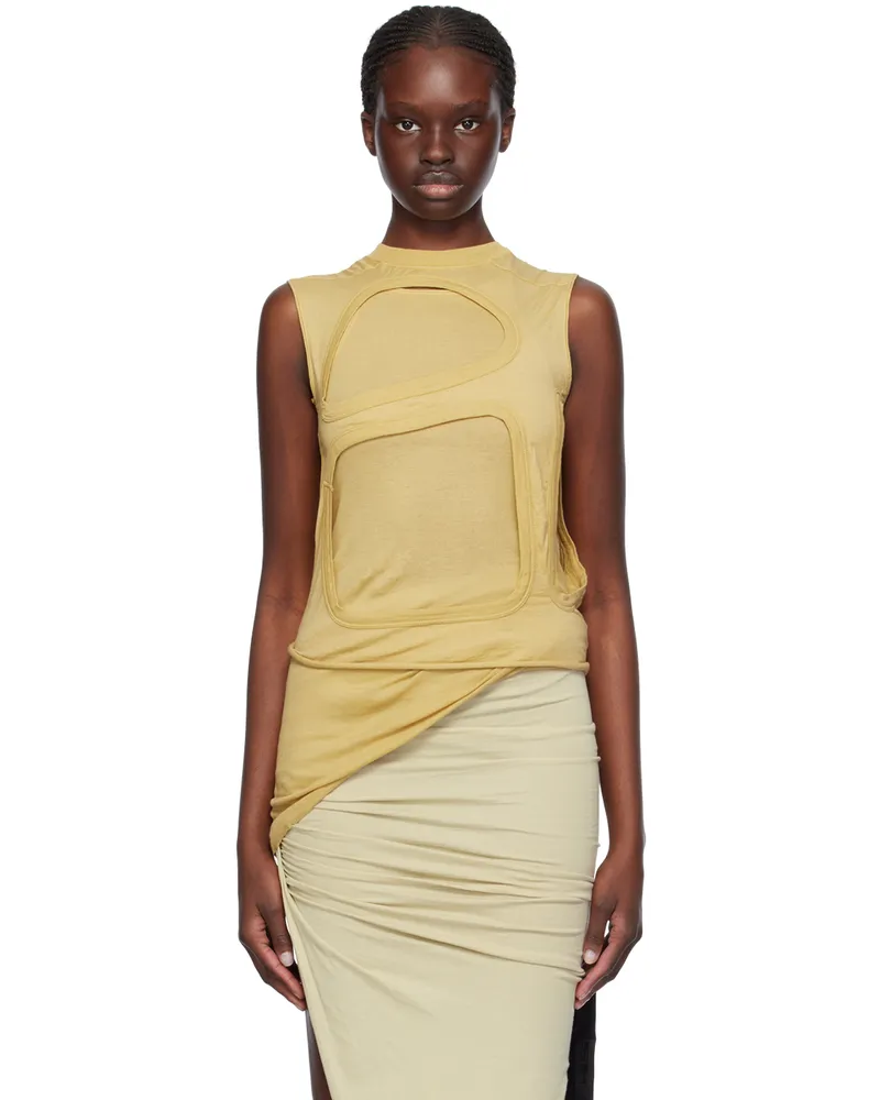 DRKSHDW by Rick Owens Yellow Membrane II Tank Top 42