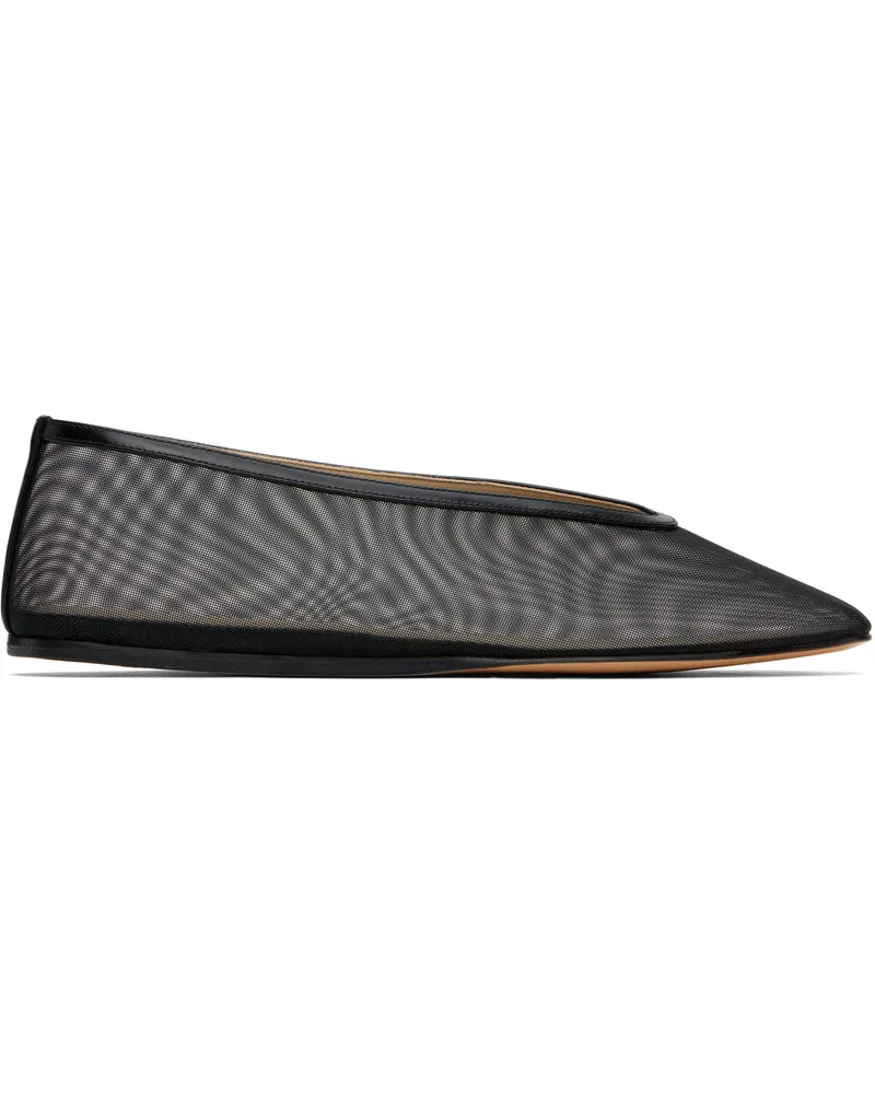 Le Monde Béryl Black Luna Ballerina Flats Black