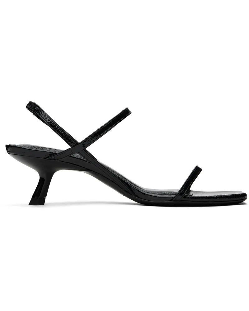 Anine Bing Black Hilda Heeled Sandals Black
