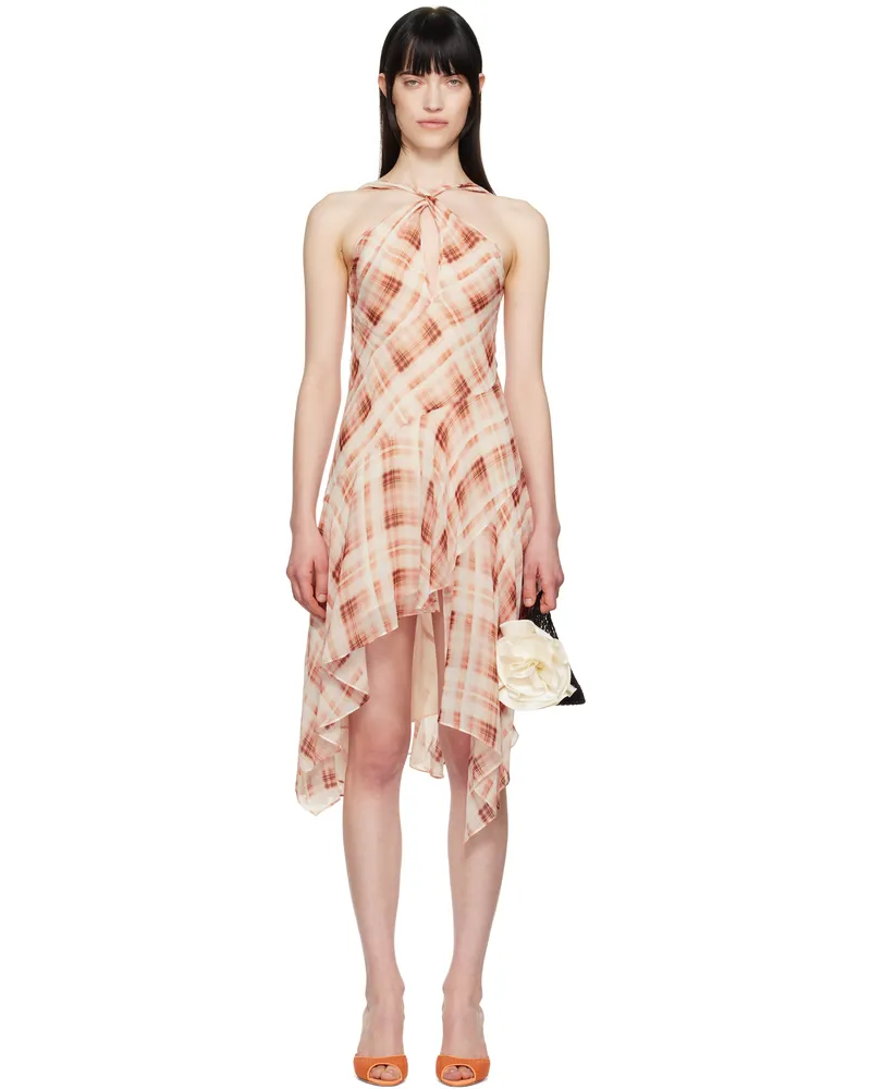 bec & bridge Pink Lolita Midi Dress Check