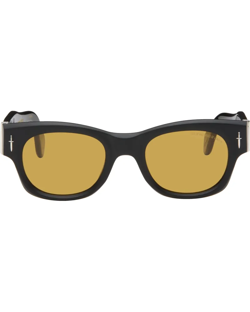 Cutler and Gross Black The Great Frog Edition Halen Square Sunglasses Matte