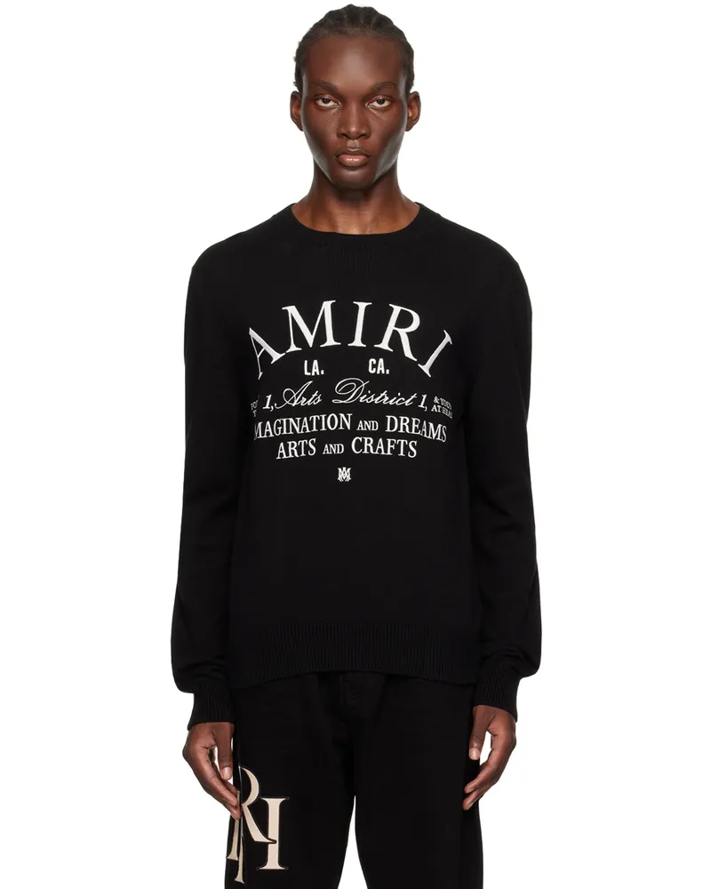 Amiri Black 'Arts District' Sweater Black