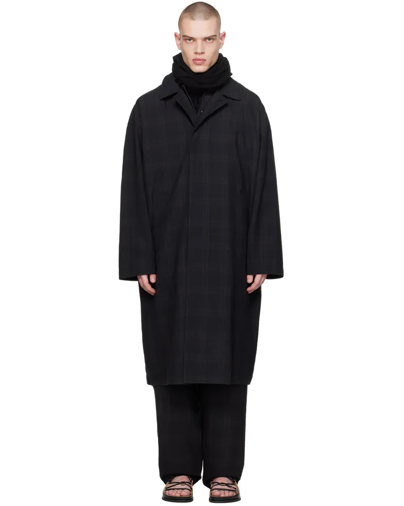 Christophe Lemaire Navy Light Coat Mu067