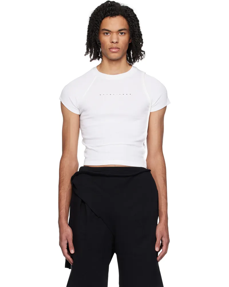 OTTOLINGER White Deconstructed T-Shirt White