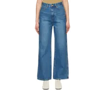 Blue Wide Straight Jeans