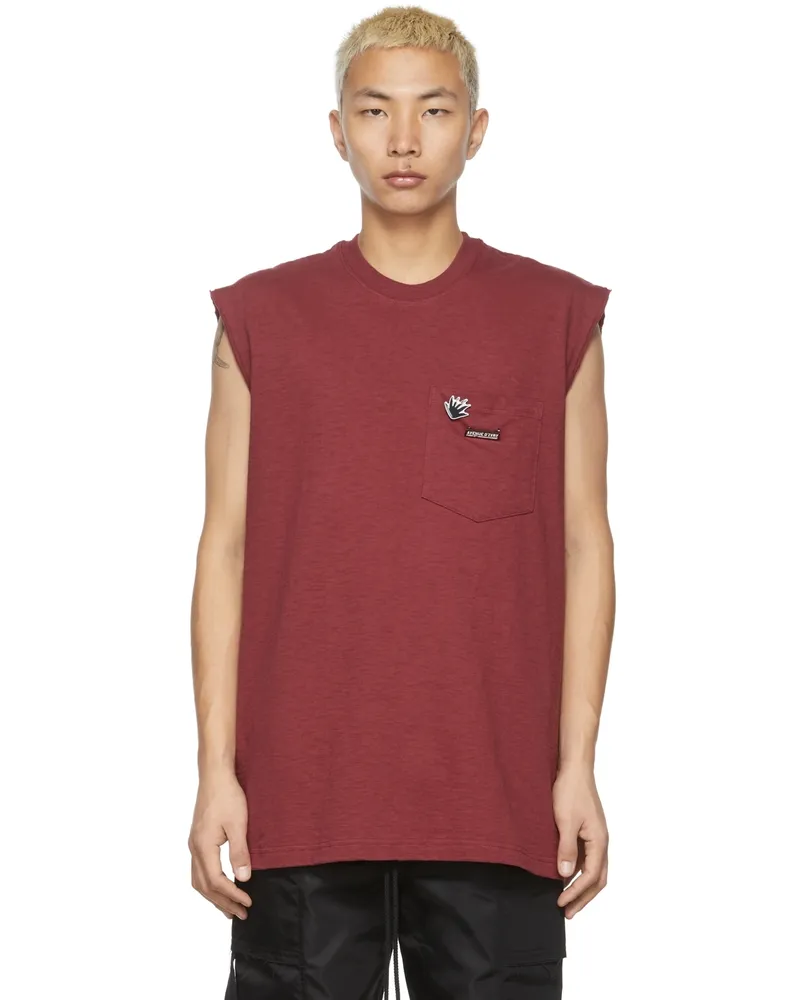Song For The Mute Burgundy Tour Rome T-Shirt Merlot