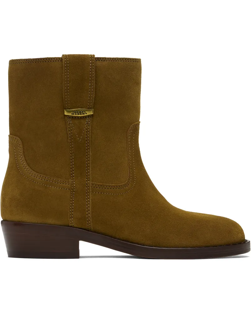Isabel Marant Brown Lylie Boots Sepia