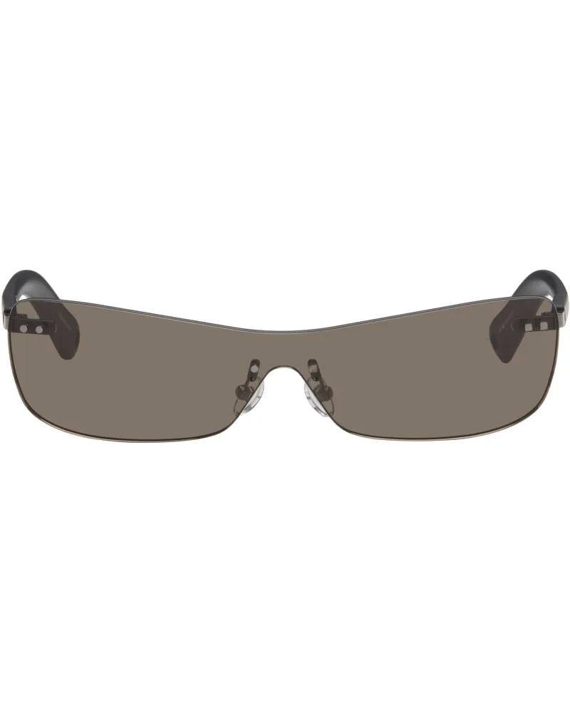 Jacquemus Gray La Croisière 'The Mirada' Sunglasses Matt