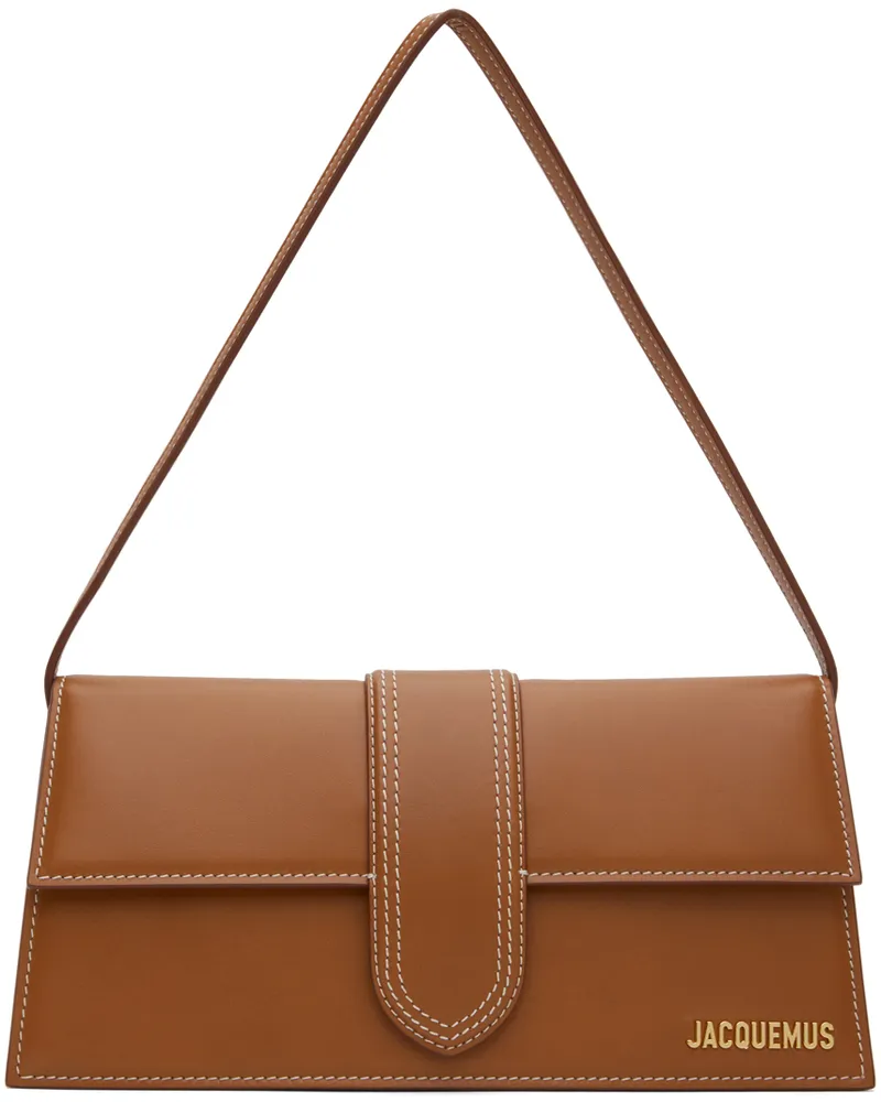 Jacquemus Brown Les Classiques 'Le Bambino long' Bag 811