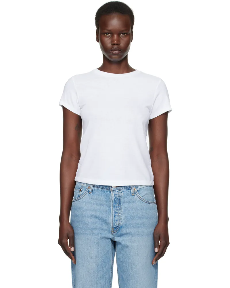 RE/DONE White Hanes Edition 1960s Slim T-shirt Optic