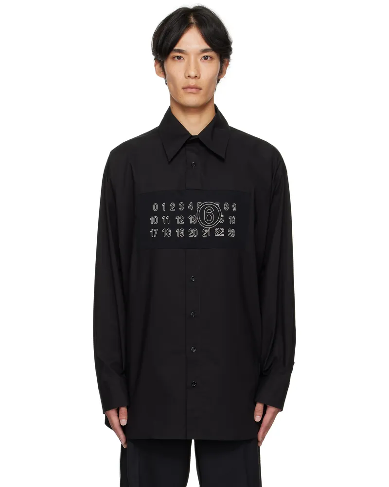 Maison Margiela Black Long Sleeve Shirt 900