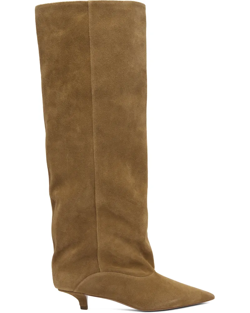 Paris Texas Beige Ines 35 Tall Boots Desert
