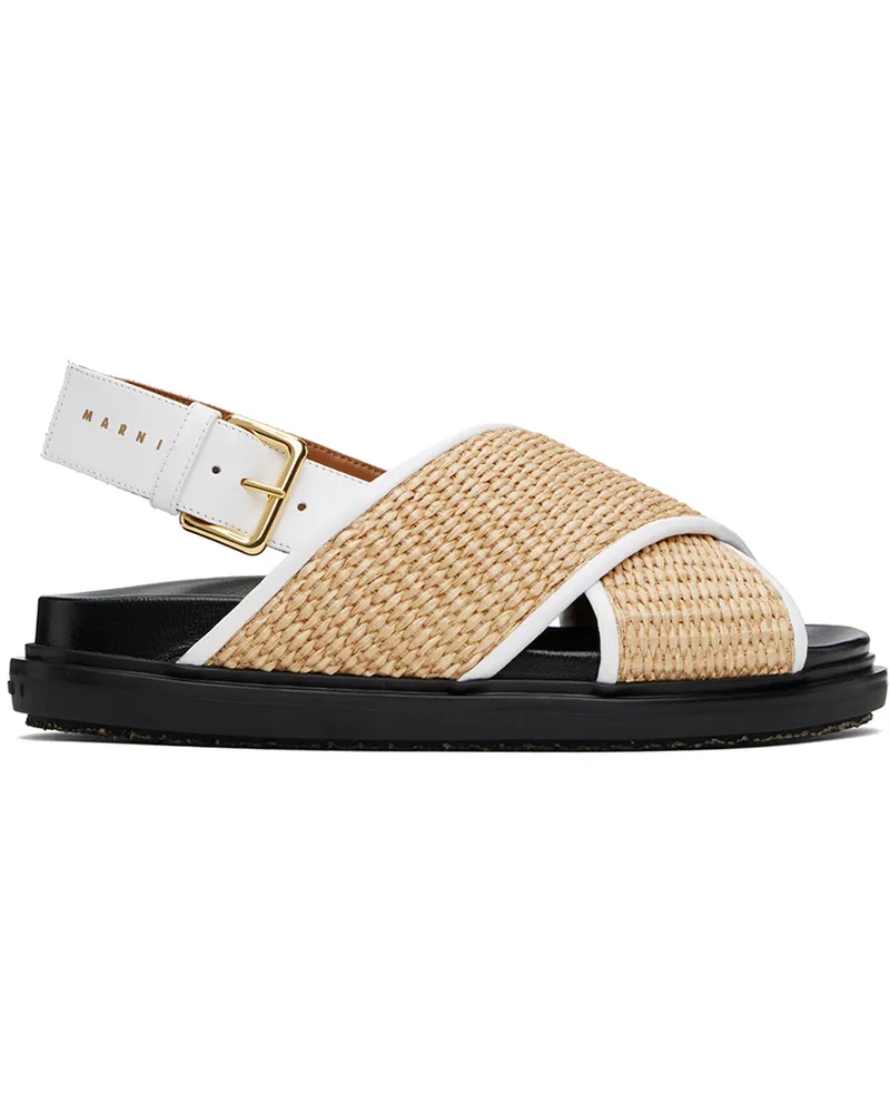 Marni Tan Fussbett Sandals Zo306