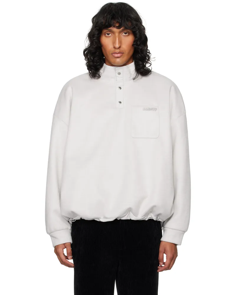 Wooyoungmi Gray Brushed Sweatshirt 734g